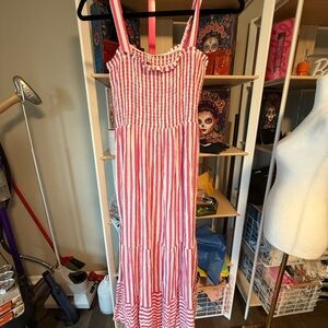 Raviya Pink and White Textured Dress NWT size small